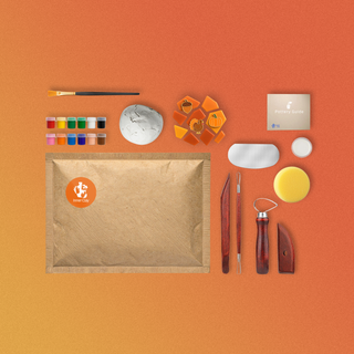 Thanksgiving Pottery Kit for 1 Person